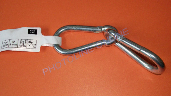 Tűzoltó karabiner 5x50 mm DIN 5299