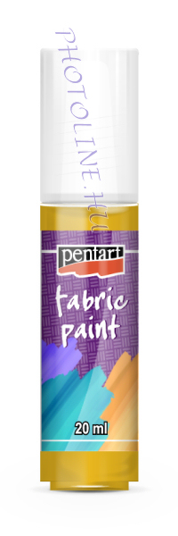 PENTART textilfesték, 20 ml, napsárga