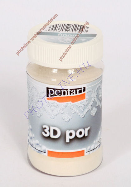 3D Por, díszítéshez, finom, 100 ml