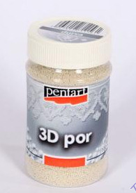 3D Por, díszítéshez, durva, 100 ml