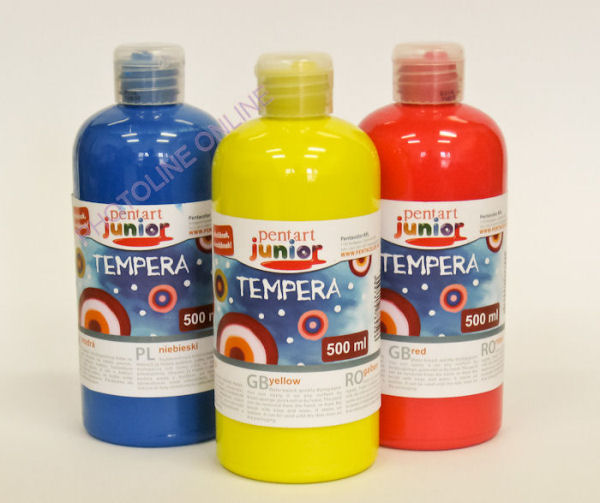 Tempera hobbifesték, 500 ml, napsárga (narancs)