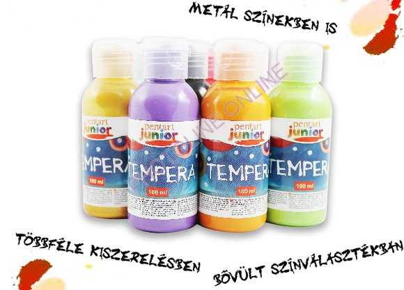 Tempera hobbifesték, 100 ml, fehér