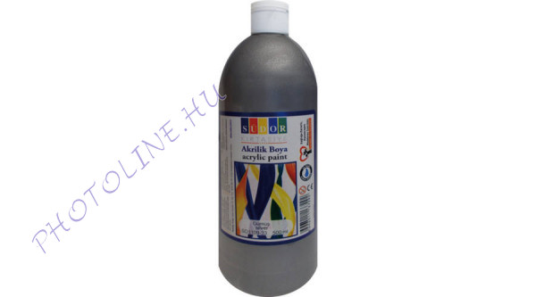 Südor XL akrilfesték 500 ml, metál ezüst