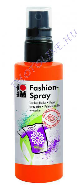 Marabu Fashion spray, 100 ml, narancsvörös