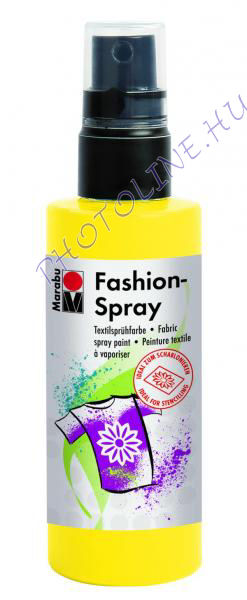 Marabu Fashion spray, 100 ml, napsárga