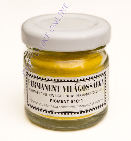 Pigmentpor PERMANENT VILÁGOSSÁRGA 30 ml