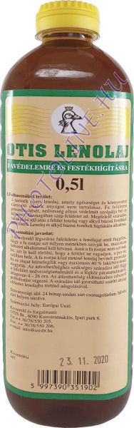 Faápoló lenolaj 0,5 liter