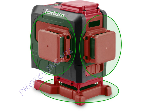 Automatikus lézeres vízszintező, ZÖLD, 3D (3×360°) pontosság: 0,2mm/1m, 1/4 és 5/8 menet