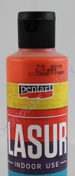 Pentart beltéri vékonylazúr, 80ml, NARANCS