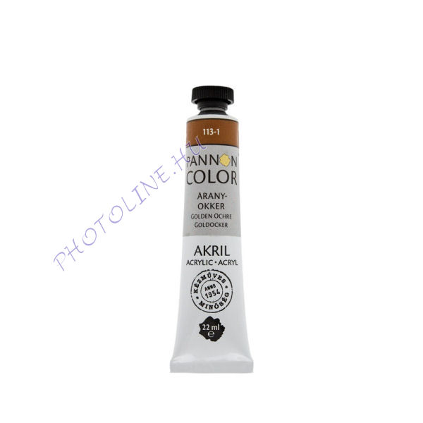 Pannoncolor akrilfesték ARANYOKKER 22ml