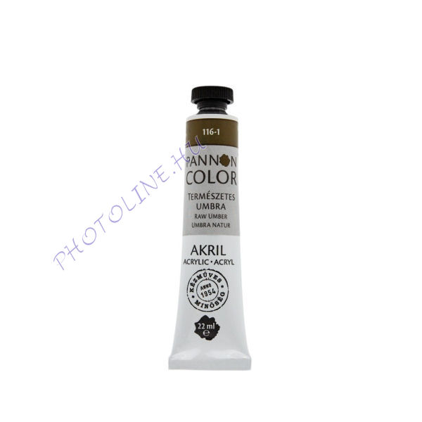 Pannoncolor akrilfesték TERMÉSZETES UMBRA 22ml