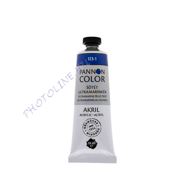 Pannoncolor akrilfesték SÖTÉT ULTRAMARINKÉK 38ml