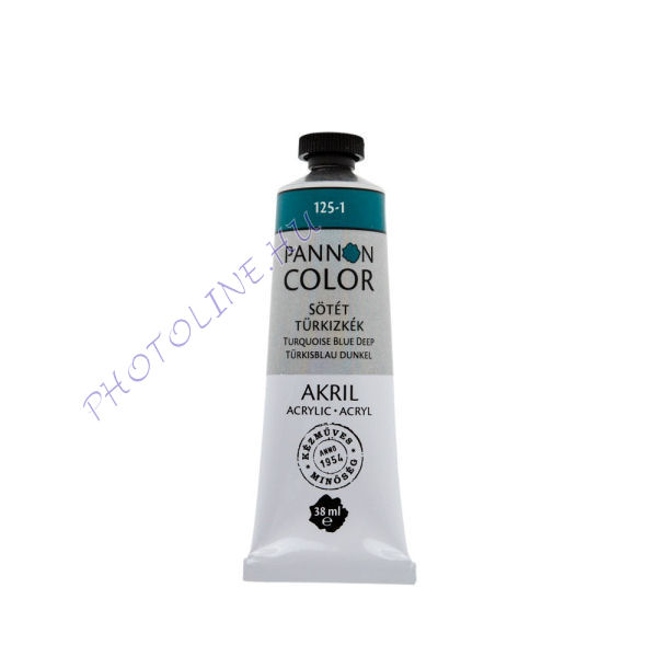 Pannoncolor akrilfesték SÖTÉT TÜRKIZKÉK 38ml