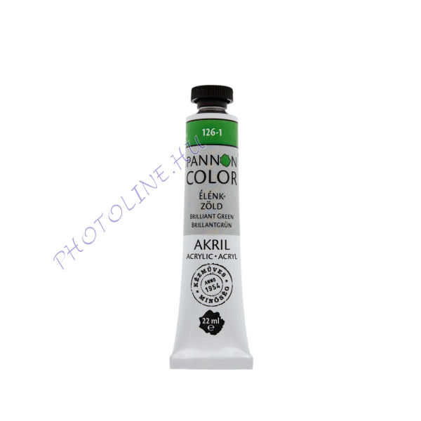 Pannoncolor akrilfesték ÉLÉNKZÖLD 22ml