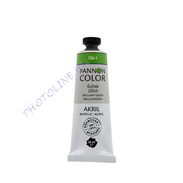 Pannoncolor akrilfesték ÉLÉNKZÖLD 38ml