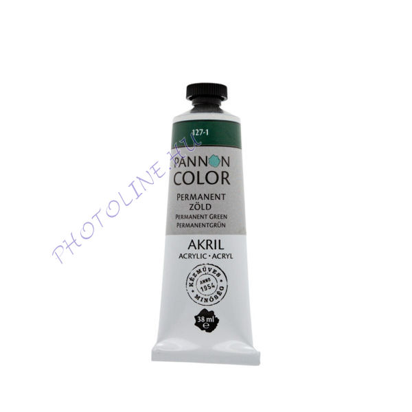 Pannoncolor akrilfesték PERMANENT ZÖLD 38ml