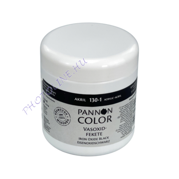 Pannoncolor akrilfesték VASOXIDFEKETE 500ml