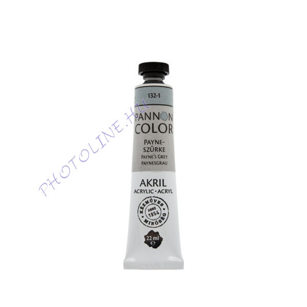 Pannoncolor akrilfesték PAYNES SZÜRKE 22ml