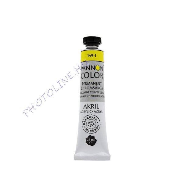 Pannoncolor akrilfesték PERMANENT CITROM 22ml