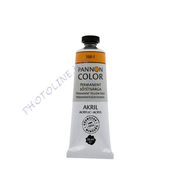 Pannoncolor akrilfesték PERMANENT SÖTÉTSÁRGA 38ml