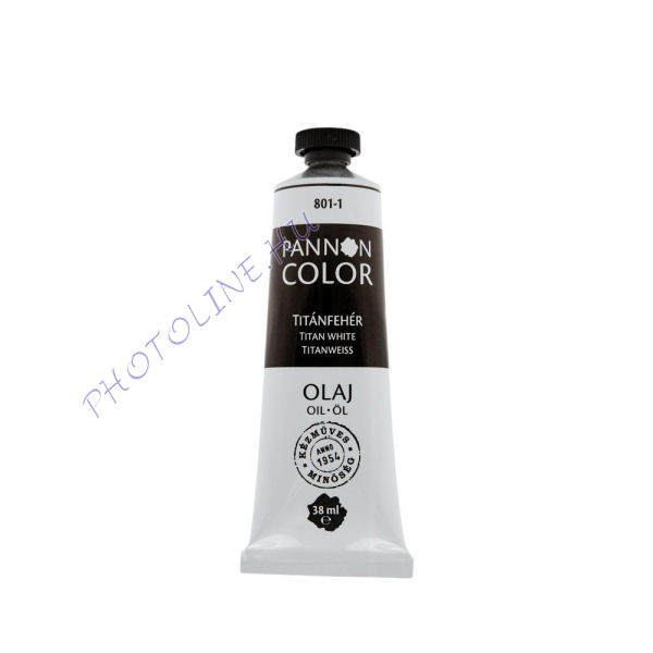 Pannoncolor olajfesték TITÁNFEHÉR 38ml