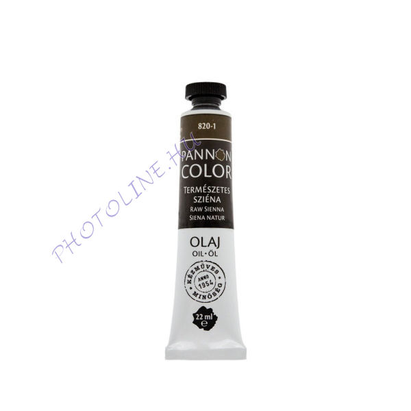 Pannoncolor olajfesték TERMÉSZETES SZIÉNA 22ml