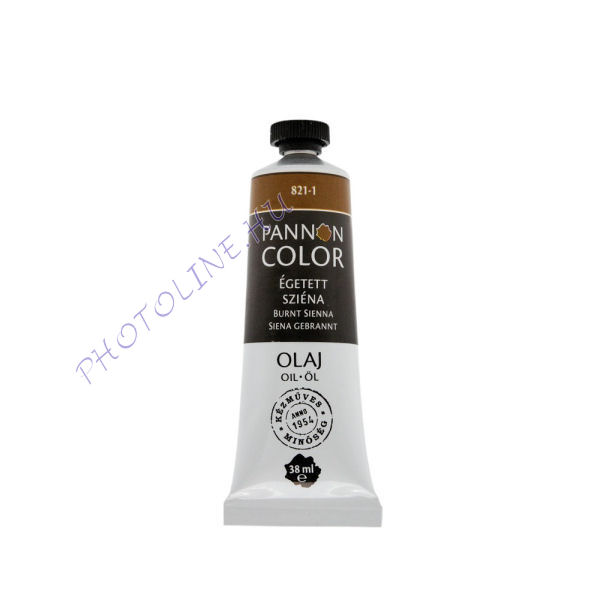 Pannoncolor olajfesték ÉGETETT SZIÉNA 38ml