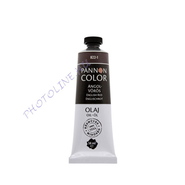 Pannoncolor olajfesték ANGOLVÖRÖS 38ml