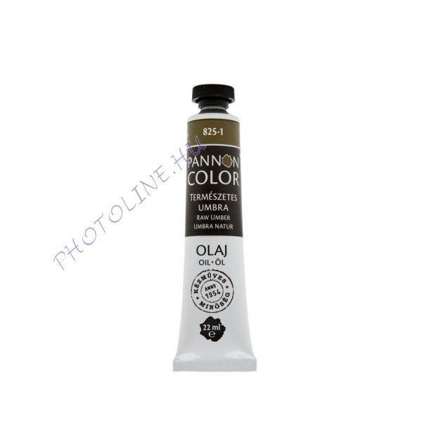 Pannoncolor olajfesték TERMÉSZETES UMBRA 22ml