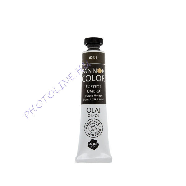 Pannoncolor olajfesték ÉGETETT UMBRA 22ml