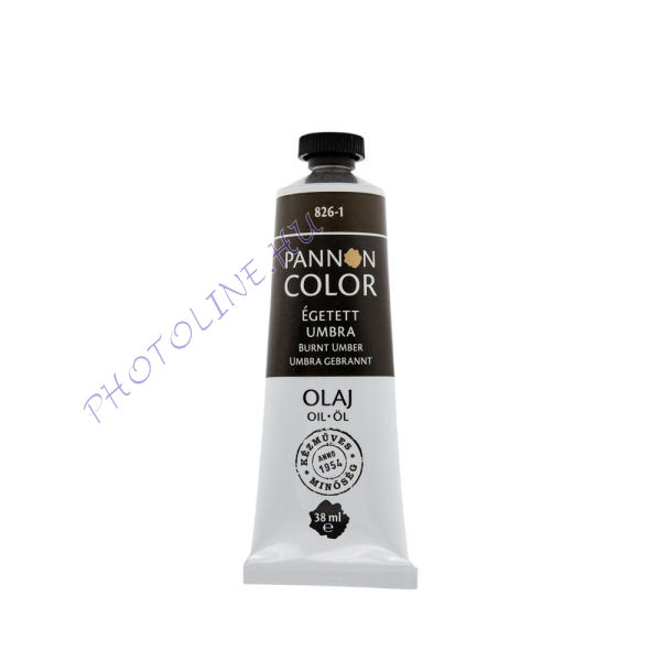 Pannoncolor olajfesték ÉGETETT UMBRA 38ml