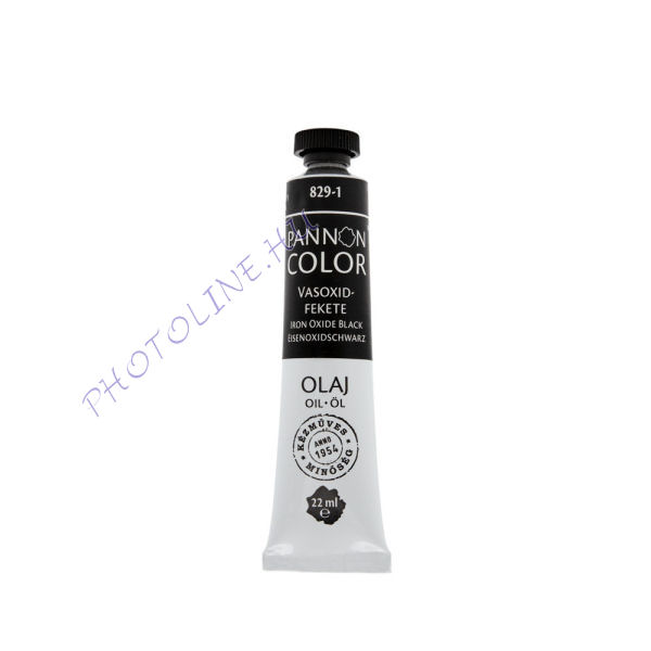 Pannoncolor olajfesték VASOXIDFEKETE 22ml