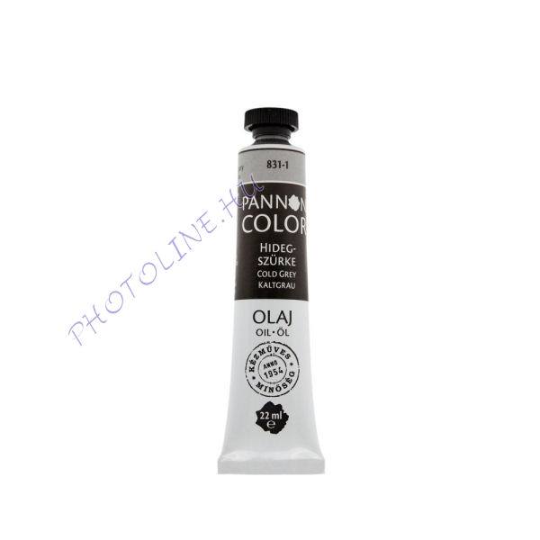 Pannoncolor olajfesték HIDEGSZÜRKE 22ml