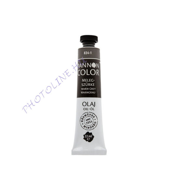 Pannoncolor olajfesték MELEGSZÜRKE 22ml