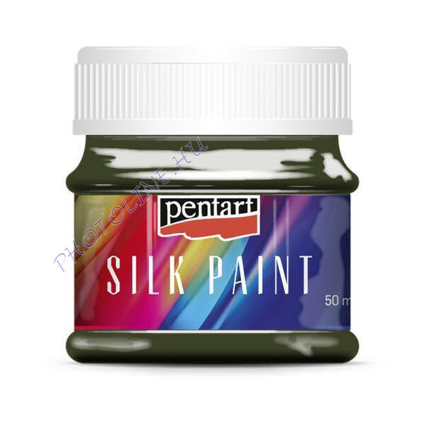 Pentart Selyemfesték OLAJZÖLD 50ml