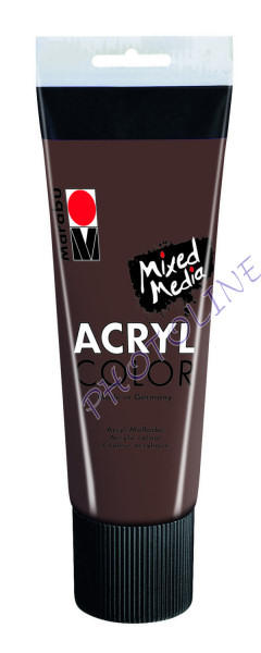 Marabu Acryl Color festék KÖZÉPBARNA 225ml