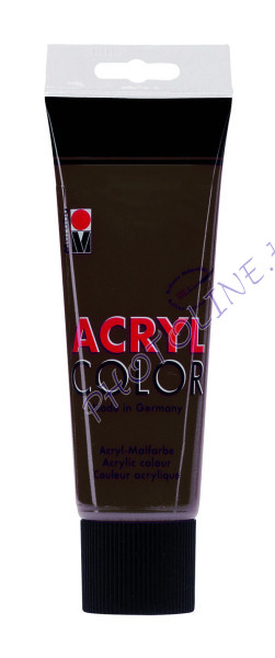 Marabu Acryl Color festék SÖTÉTBARNA 225ml