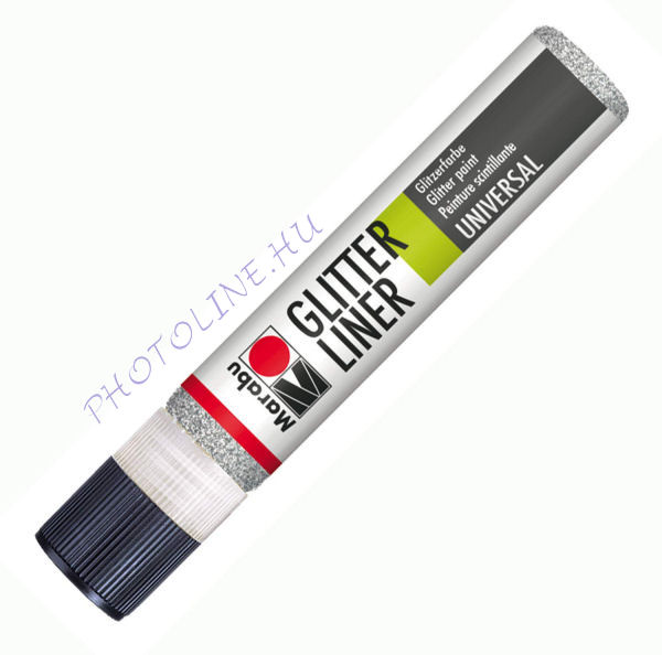 Marabu Glitter Pen EZÜST 25ml