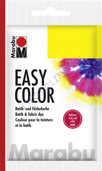 EasyColor Festékpor RUBINTVÖRÖS 25g