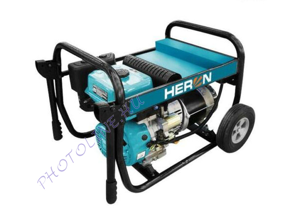 Heron 8896133 benzinmotoros áramfejlesztő generátor, 6800 W, EGI 68, 230V