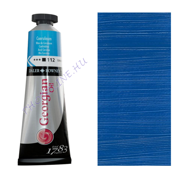 Olajfesték Daler Rowney Georgian 38ml, cölinkék /112