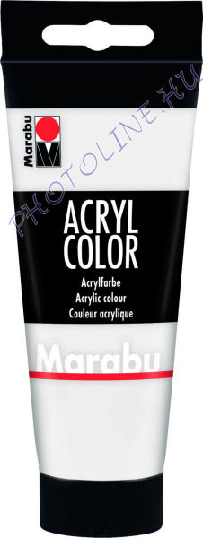 Marabu Acryl Color festék FEHÉR 100ml