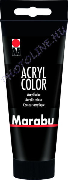 Marabu Acryl Color festék FEKETE 100ml