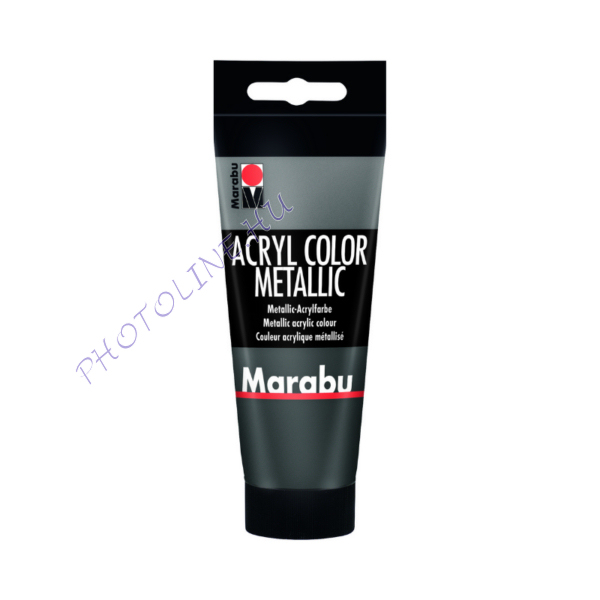 Marabu Acryl Color metallic (anthrazit) antracit festék 100ml