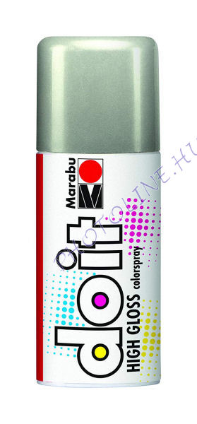 Akrilspray Marabu festék spray 150ml magas fényű ezüst