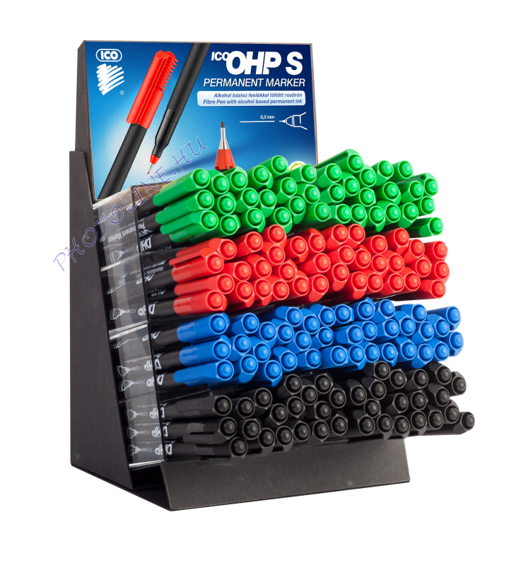 ICO OHP permanent marker S (fineliner 0.3 mm) piros