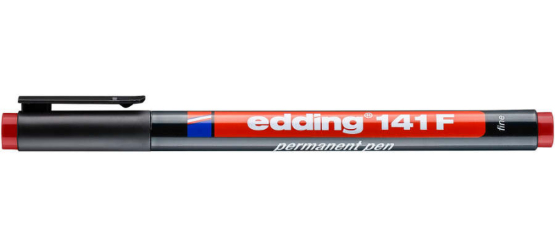 Edding 141F ohp permanent marker piros