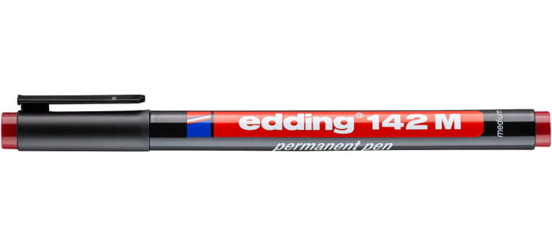 Edding 142M ohp permanent marker piros