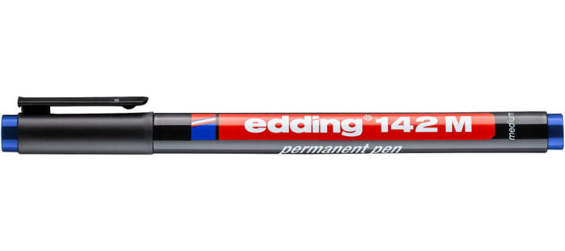 Edding 142M ohp permanent marker kék