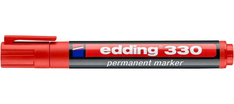 Edding 330 permanent marker piros